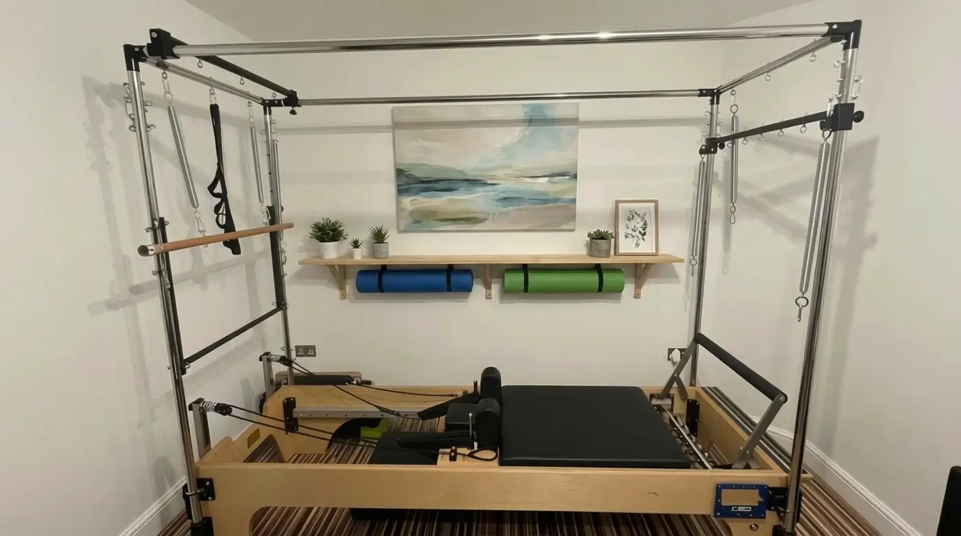 Reformer Pilates equipment used in women-focused training in Kingston